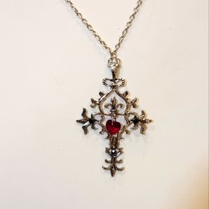 Goth 💀  crystal cross